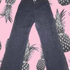 Banana Republic | Wide leg, dark wash Jeans